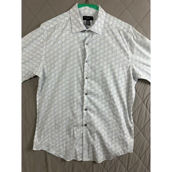 Alfani Button Up Men's‎ Large Long Sleeve - Picture 1 of 7
